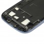 Полный жилищно лицевой панели крышки для Galaxy SIII LTE / i9305 (синий)