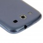 სრული საბინაო Faceplate Cover for Galaxy SIII LTE / i9305 (Blue)