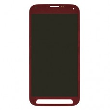 Galaxy S5 Aktív / G870 Eredeti LCD kijelző + érintőpanel (piros) 