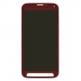 pro Galaxy S5 Active / LCD displej G870 originální + Dotykový panel (Red)