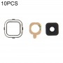 10 PCS tapa de la lente de la cámara para el Galaxy A7 / A700 (Negro)