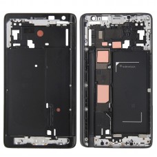 Front Housing LCD Frame Bezel Plate  for Galaxy Note Edge / N915(Black) 