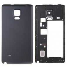 Plein couvercle du boîtier (Moyen Cadre Bezel + Batterie couverture arrière) pour Galaxy Note bord / N915 (Noir)