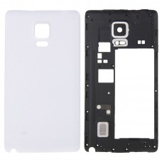 Teljes ház burkolat (középső keret visszahelyezése + Battery Back Cover) Galaxy Note él / N915 (fehér)