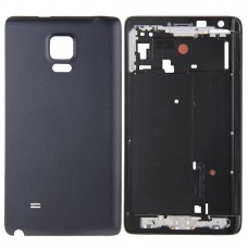 Full Housing Cover (Front Housing LCD Frame Bezel Plate + Battery Back Cover ) for Galaxy Note Edge / N915(Black)