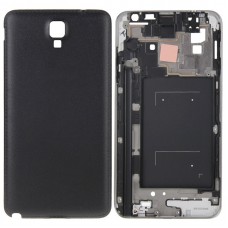 სრული საბინაო საფარის (Front საბინაო LCD ჩარჩო Bezel Plate + Battery Back Cover) for Galaxy შენიშვნა 3 Neo / N7505 (შავი)