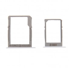 SIM Card Tray & Micro SD Card Tray  for Galaxy A3 / A300 & A5 / A500 & A7 / A700(White)