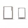 SIM-карти лоток і Micro SD-карти лоток для Galaxy A3 / A300 & A5 / A500 і A7 / A700 (білий)