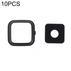 10 PCS объектива камеры Обложка для Galaxy Note 4 / N910 (черный)