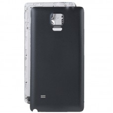 Batterie-rückseitige Abdeckung für Galaxy Note 4 / N910 (Schwarz)