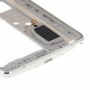 Moyen Cadre Bezel Plaque Boîtier de caméra Panneau objectif pour Galaxy Note 4 / N910F (Blanc)
