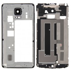 Full Housing Cover (Front Housing LCD Frame Bezel Plate + Middle Frame Bezel Back Plate Housing Camera Lens Panel ) for Galaxy Note 4 / N910F(Black)