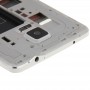 Pełna pokrywa obudowy (LCD Rama przednia Obudowa Bezel Plate + ramy środkowej Bezel Back Plate obudowa obiektywu panel) dla Galaxy Note 4 / N910F (biały)