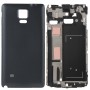 Полный крышку корпуса (передняя панель Корпус LCD рамка ободок Тарелка + батареи задняя обложка) для Galaxy Note 4 / N910F (черный)