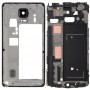 სრული საბინაო საფარის (Front საბინაო LCD ჩარჩო Bezel Plate + Middle Frame Bezel უკან Plate საბინაო კამერა ობიექტივი Panel) for Galaxy Note 4 / N910V (Black)
