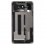 Pełna pokrywa obudowy (LCD Rama przednia Obudowa Bezel Plate + ramy środkowej Bezel Back Plate obudowa obiektywu panel) dla Galaxy Note 4 / N910V (czarny)