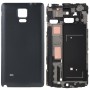 Повний кришку корпусу (передня панель Корпус LCD рамка ободок Тарілка + батареї задня обкладинка) для Galaxy Note 4 / N910V (чорний)