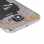 Placa trasera del panel de Vivienda lente de la cámara con teclas laterales y altavoz timbre zumbador para Galaxy S6 / G920F (gris)