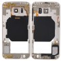 Rückseiten-Gehäuse-Kamera-Objektiv-Panel-Platte mit Seitentasten und Lautsprecher-Wecker-Summer für Galaxy S6 / G920F (Gold)