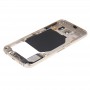 Back Plate Housing Camera Lens Panel  with Side Keys and Speaker Ringer Buzzer for Galaxy S6 / G920F(Gold)