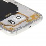 Placa trasera del panel de Vivienda lente de la cámara con teclas laterales y altavoz timbre zumbador para Galaxy S6 / G920F (blanco)