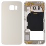 Full Housing Cover (Back Plate Housing Camera Lens Panel + Battery Back Cover ) for Galaxy S6 / G920F(Gold)