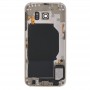 Пълното покритие на корпуса (Back Plate Housing Камера Обектив панел + Battery Back Cover) за Galaxy S6 / G920F (злато)