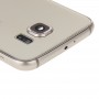 სრული საბინაო საფარის (Front საბინაო LCD ჩარჩო Bezel Plate + Back Plate საბინაო კამერა ობიექტივი Panel + Battery Back Cover) for Galaxy S6 / G920F (Gold)