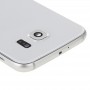 Pełna Osłona Obudowa (przód obudowy LCD Ramka Bezel Plate + Back Plate obudowa obiektywu panel + Battery Back Cover) dla Galaxy S6 / G920F (biały)