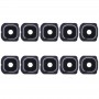 10 PCS Camera Lens Cover with Sticker for Galaxy S6 Edge / G925(Blue)