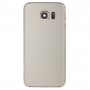 Pełna pokrywa obudowy (Back Plate obudowa obiektywu panel + Battery Back Cover) dla Galaxy S6 EDGE / G925 (Gold)
