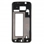 Full Housing Cover (Front Housing LCD-ram Bezel Plate + Batteri Back Cover) för Galaxy S6 Edge / G925 (Vit)