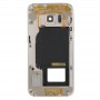 Plein couvercle du boîtier (logement avant cadre LCD Bezel Plate + plaque arrière Boîtier de caméra panneau d'objectif) pour Galaxy S6 bord / G925 (Gold)