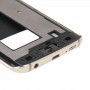 Volle Gehäuse-Abdeckung (Front Gehäuse LCD-Feld-Anzeigetafel Plate + Back Plate Gehäuse Kameraobjektiv Panel) für Galaxy S6 Rand- / G925 (Gold)