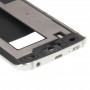 Plein couvercle du boîtier (logement avant cadre LCD Bezel Plate + plaque arrière du logement Caméra panneau d'objectif) pour Galaxy S6 bord / G925 (Silver)
