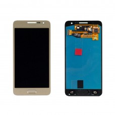 Oryginalny wyświetlacz LCD + panel dotykowy Galaxy A3 / A300, A300F, A300FU (Gold)