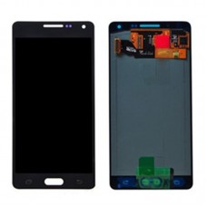 Original LCD-skärm och digitizer Fullständig montering för Galaxy A5 / A500, A500F, A500FU, A500M, A500Y, A500YZ, A500F1, A500K, A500S, A500FQ (svart)