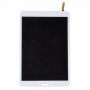 LCD-näyttö + kosketusnäyttö Galaxy Tab 4 8.0 / T330 (WiFi versio) (valkoinen)