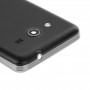 Volle Gehäuse-Abdeckung (mittleres Feld Bezel + Akku Rückseite) + Home Button für Galaxy Core 2 / G355 (schwarz)