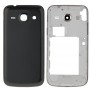 Full Housing Cover (Middle Frame Bezel + Battery Back Cover) for Galaxy Core Plus / G350(Black)