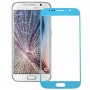 Original Front Screen Outer Glass Lens for Galaxy S6 / G920F (Baby Blue)