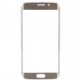 Оригинален Front Screen Outer стъклени лещи за Galaxy S6 ръб / G925 (злато)