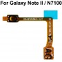 Original Strömknapp Flexkabel för Galaxy Not II / N7100