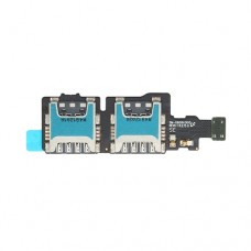 SIM Card Connector with Flex Cable  for Galaxy S5 Mini / G800H