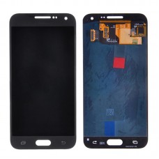 LCD-Display + Touch Panel für Galaxy E7 (Schwarz)