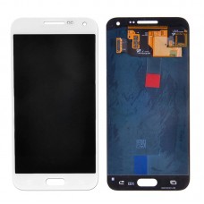 LCD-skärm + pekskärm för Galaxy E7 (White)