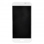 LCD-Display + Touch Panel für Galaxy E7 (weiß)