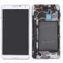 Original LCD Display + Touch Panel with Frame for Galaxy Note III / N900(White)