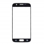 Передний экран Внешний стеклянный объектив для Galaxy S7 / G930 (черный)
