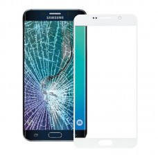 Передний экран Внешний стеклянный объектив для Galaxy Note 5 (белый) 